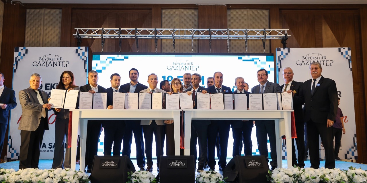 Gaziantep Büyükşehir Belediyesi’nden muhtarlara konut projesi