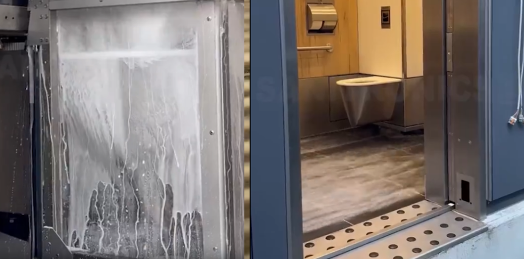 Umumi tuvaletlerde hijyen problemlerine son! Yeni nesil tuvaletlerin tanıtımı yapıldı: Her an tertemiz