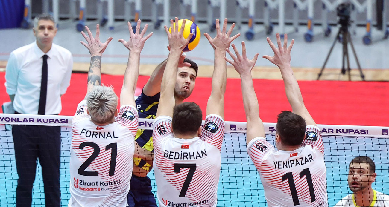 Finalde Ziraat Bankkart Fenerbahçe Medicana’yı 3-1 mağlup etti