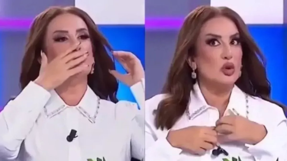 Ünlü sunucu Sinem Yıldız program anından fenalaştı