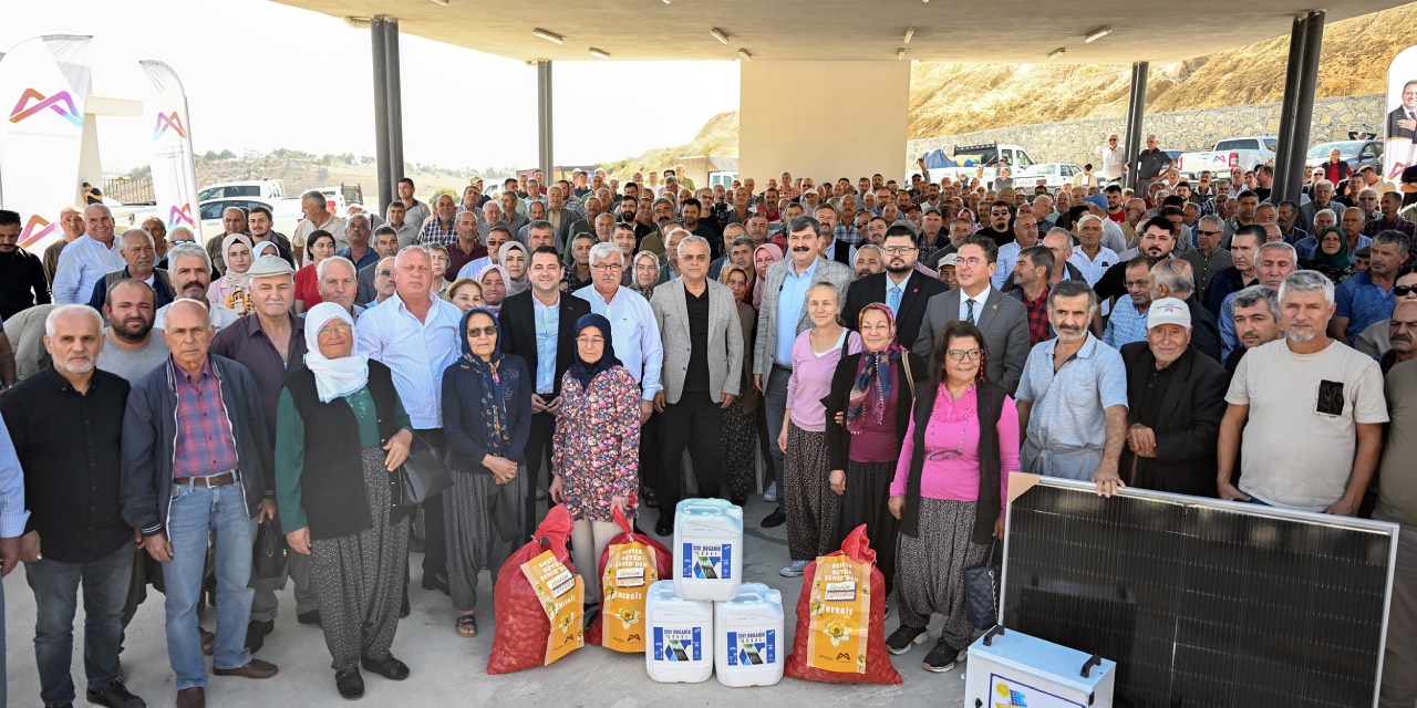 Mersin Büyükşehir’den tarıma 3 koldan destek