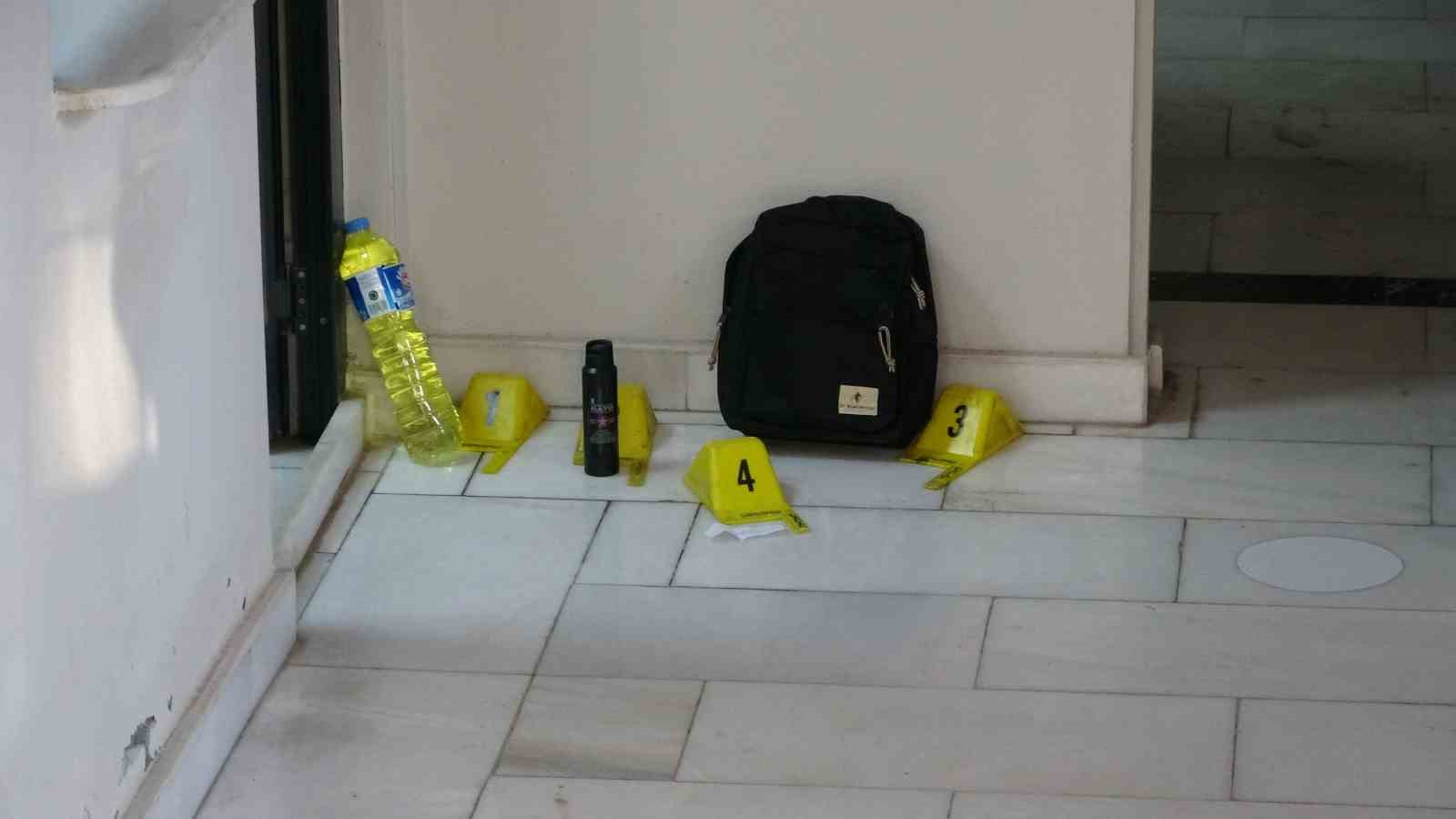 Camide şüpheli çanta paniği