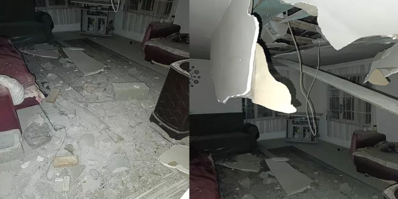 Balıkesir'deki deprem Manisa'da yıkıma yol açtı: Bir evin tavanı çöktü, duvarlar çatladı