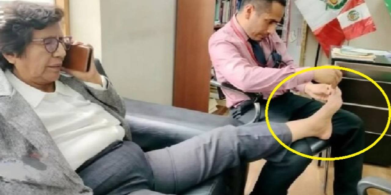 Milletvekili ofisinde danışmanına ayak tırnaklarını kestirdi