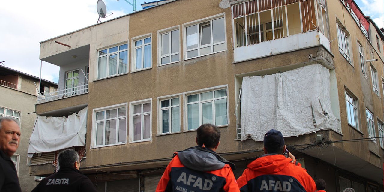 Kayseri'de 3 katlı bina boşaltıldı