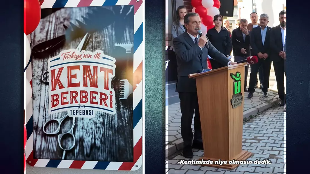 Türkiye'nin ilk kent berberi açıldı! Yılbaşına kadar ücretsiz olacak