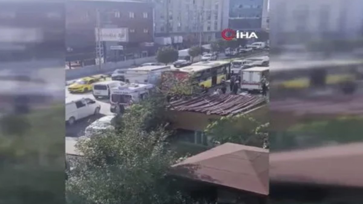 Arnavutköy'de İETT otobüsünde bıçaklı saldırı: 3 yaralı