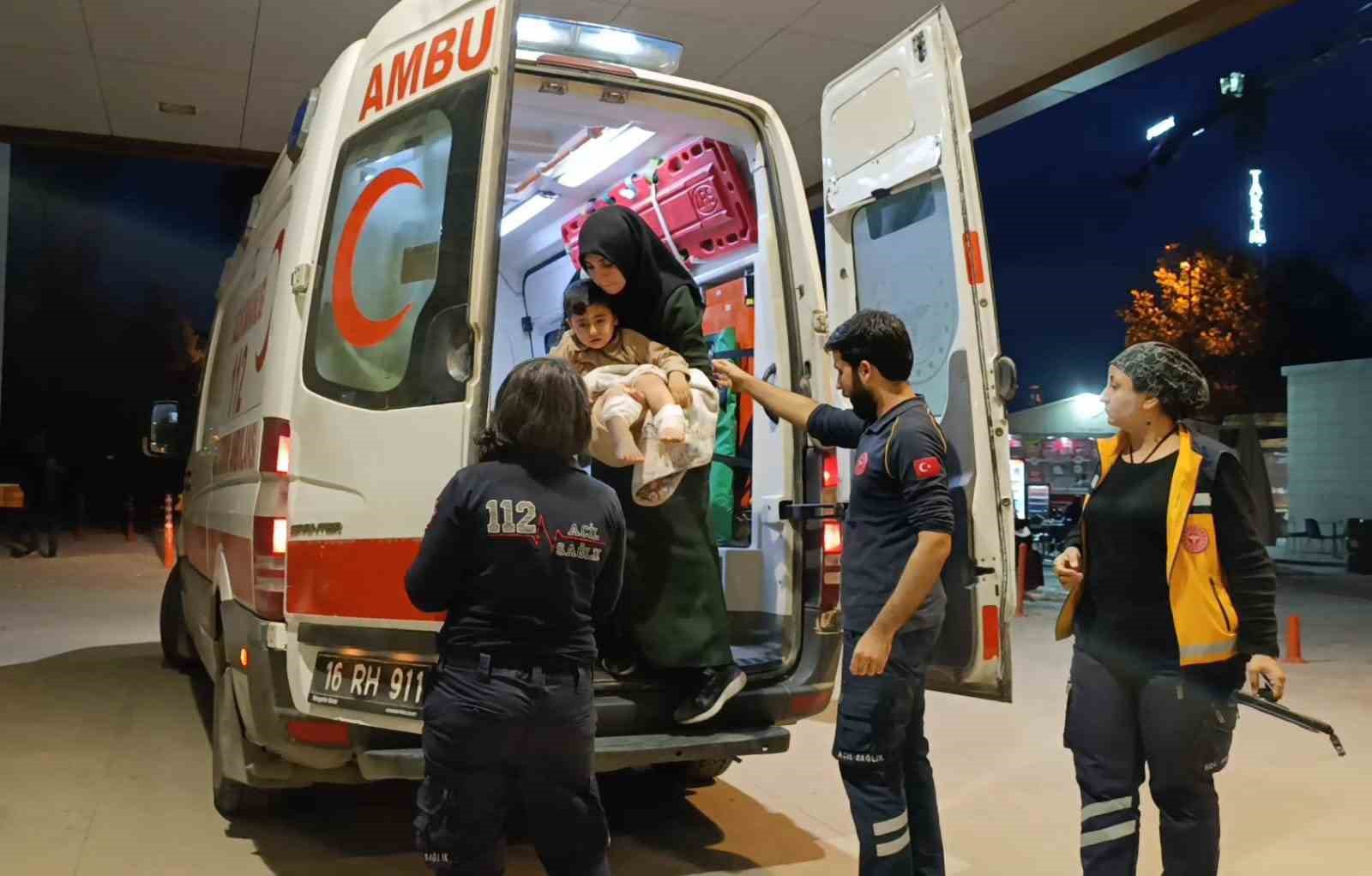 Bursa’da kaynar su faciası: 3 yaşındaki çocuk hastaneye kaldırıldı