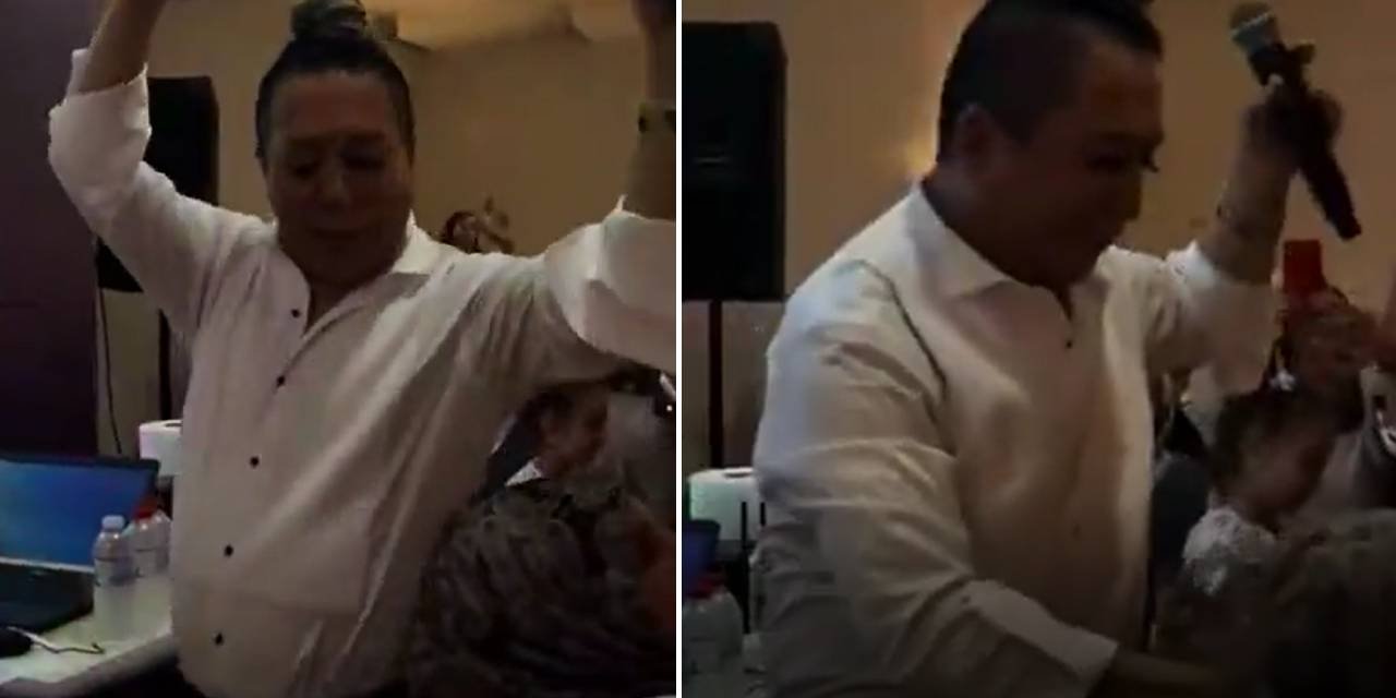 Murat Övüç kendisiyle fotoğraf çekilmek isteyen hayranının başını itti