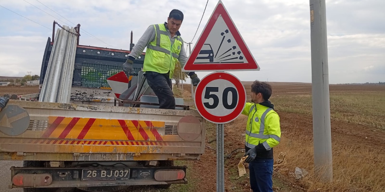 Eskişehir Büyükşehir’den trafik güvenliği için yoğun mesai