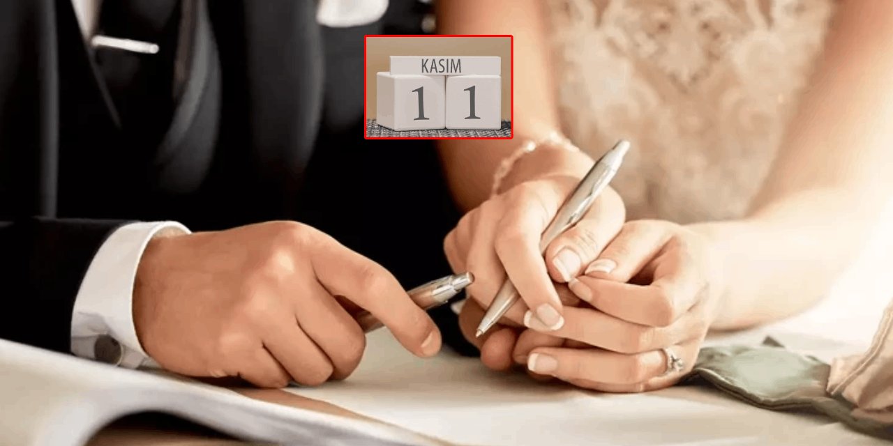 11.11.2025'te nikah yoğunluğu: Çiftler "uğurlu" tarihi kaçırmadı