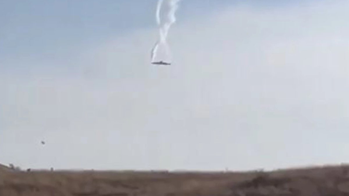 MSB: Kargo uçağı Gürcistan'da düştü