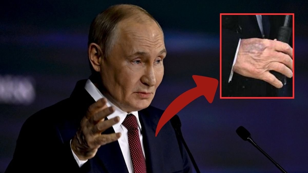 Tüm dünya bu görüntüyü konuşuyor: Putin'in elindeki dikkat çeken durum