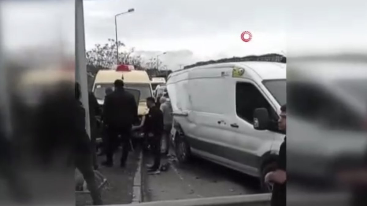 Başakşehir'de zincirleme kaza