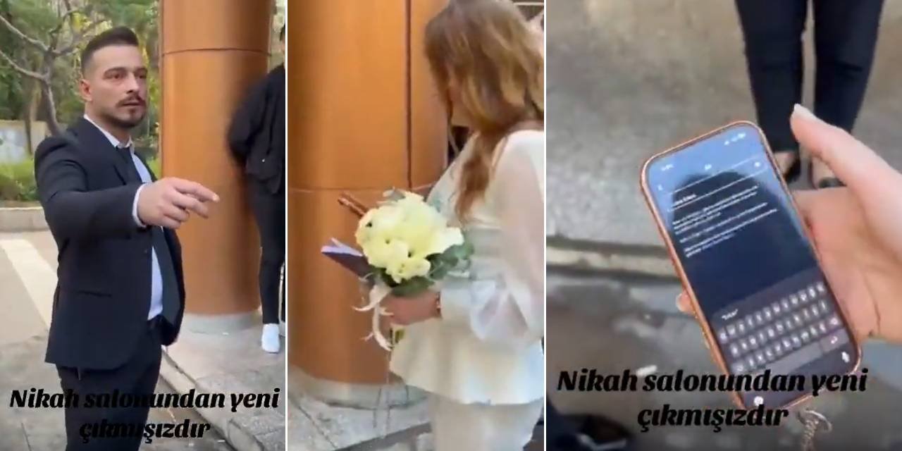 Nikah çıkışı damattan geline ilk talimat: "Instagram adını değiştir!"