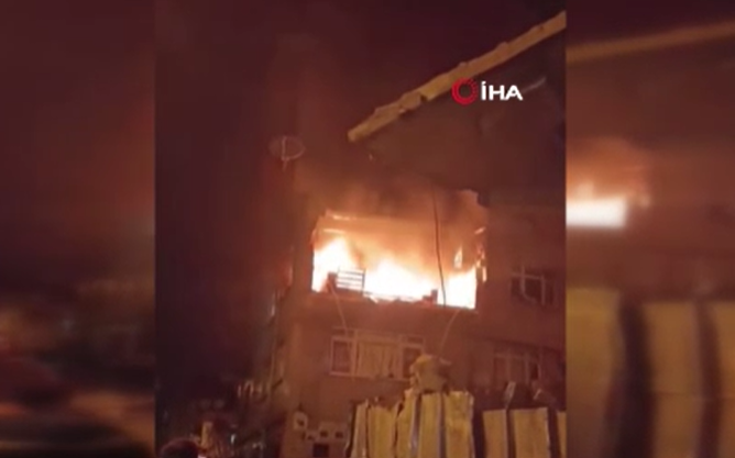 İstanbul'da bir binada patlama