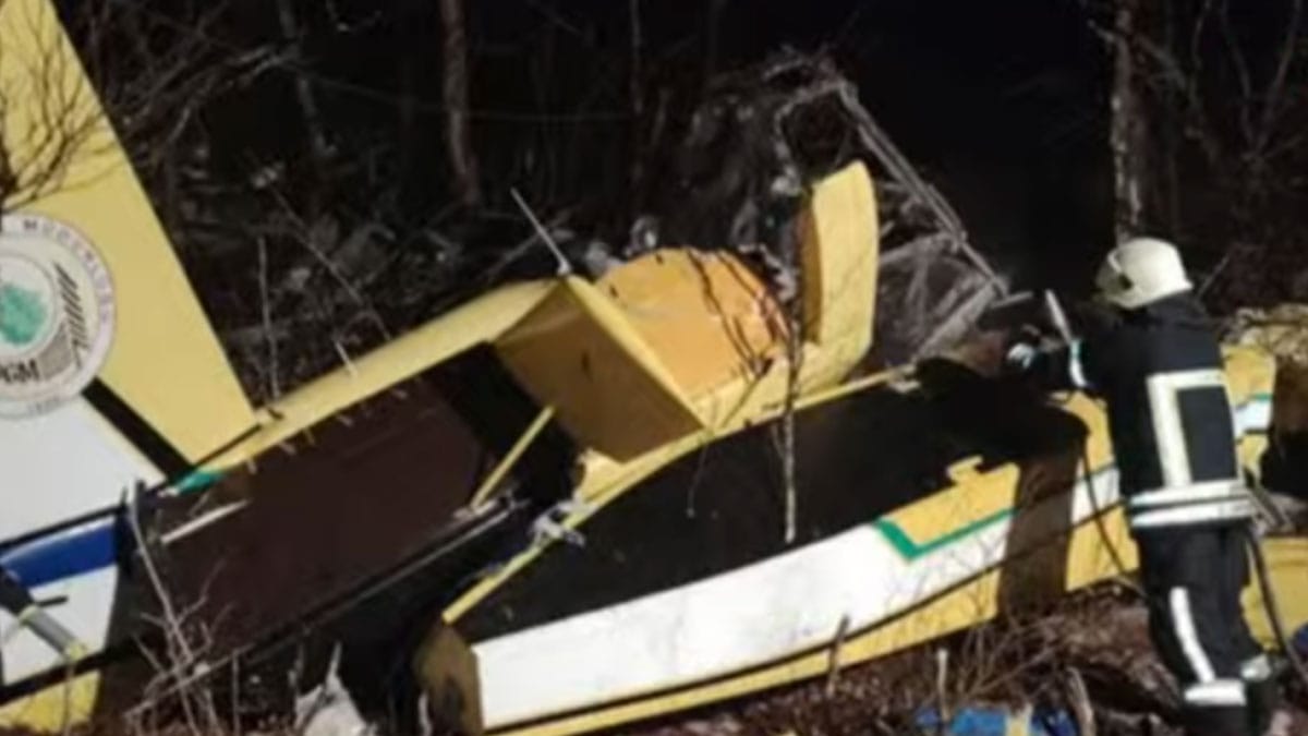 Orman Genel Müdürlüğü'ne ait uçak Hırvatistan'da düştü: 1 şehit