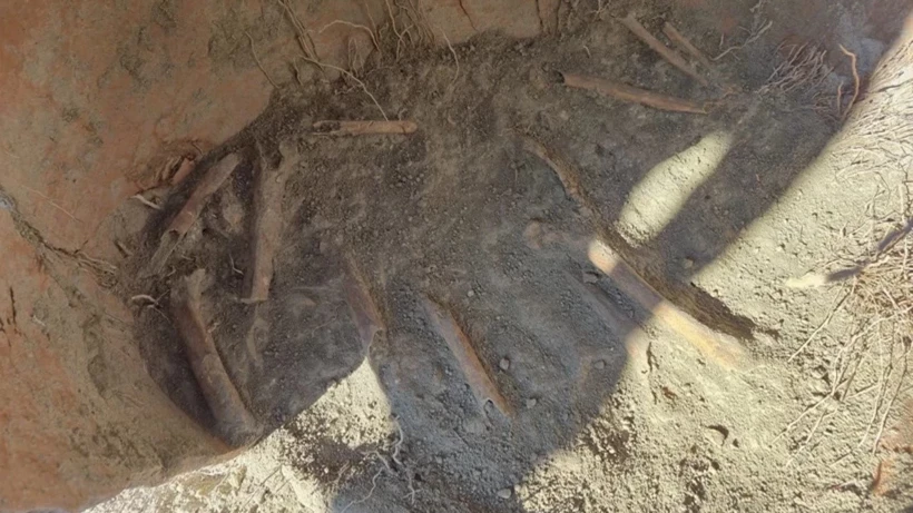 Denizli'de su borusunda kemik parçaları ve küpler bulundu