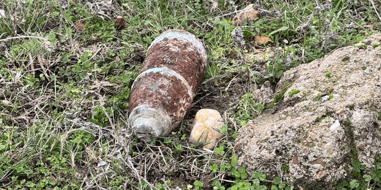 Edirne'de mantar toplarken korkunç sürpriz: Patlamamış top mermisi bulundu