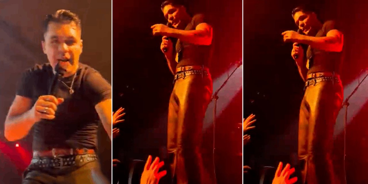 Emir Can İğrek sahnede bunu yapan hayranına tepki gösterdi: "Gerçekten tekme atarım"