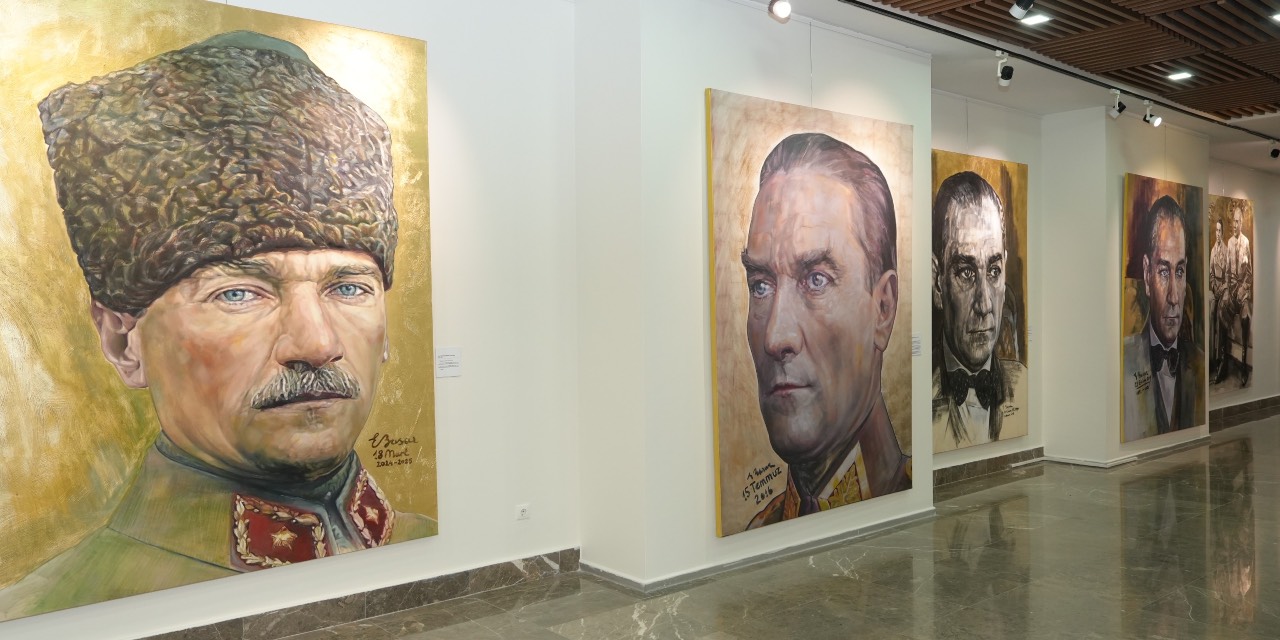 Eskişehir’de Ergün Başar’ın “Atatürk: İz Bırakan İlkler” Sergisi açıldı