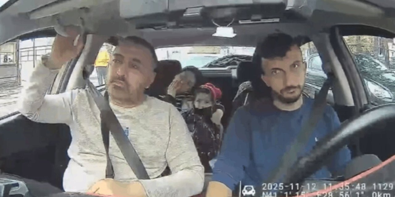 Böcek ailesinin taksideki son görüntülerine ulaşıldı: Çocukların hali dikkat çekti