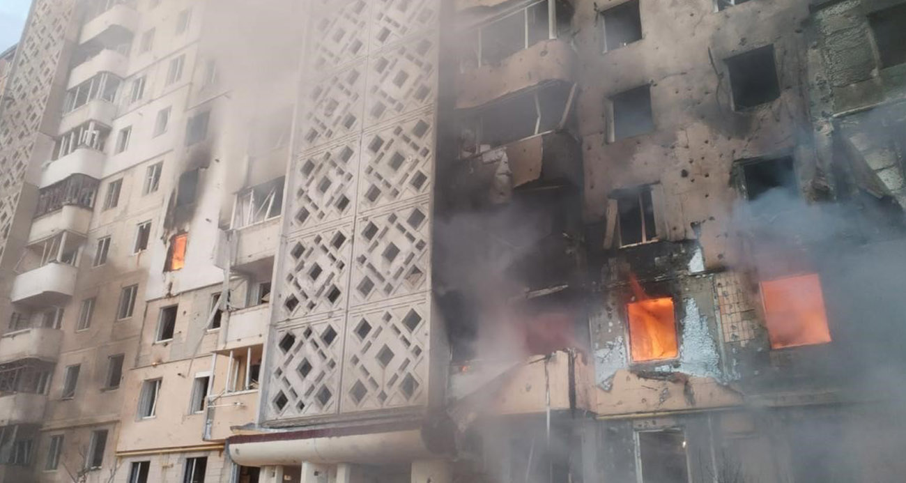 Rusya’dan Ukrayna’ya gece saldırısı: 470 İHA ve 48 füze yağdı