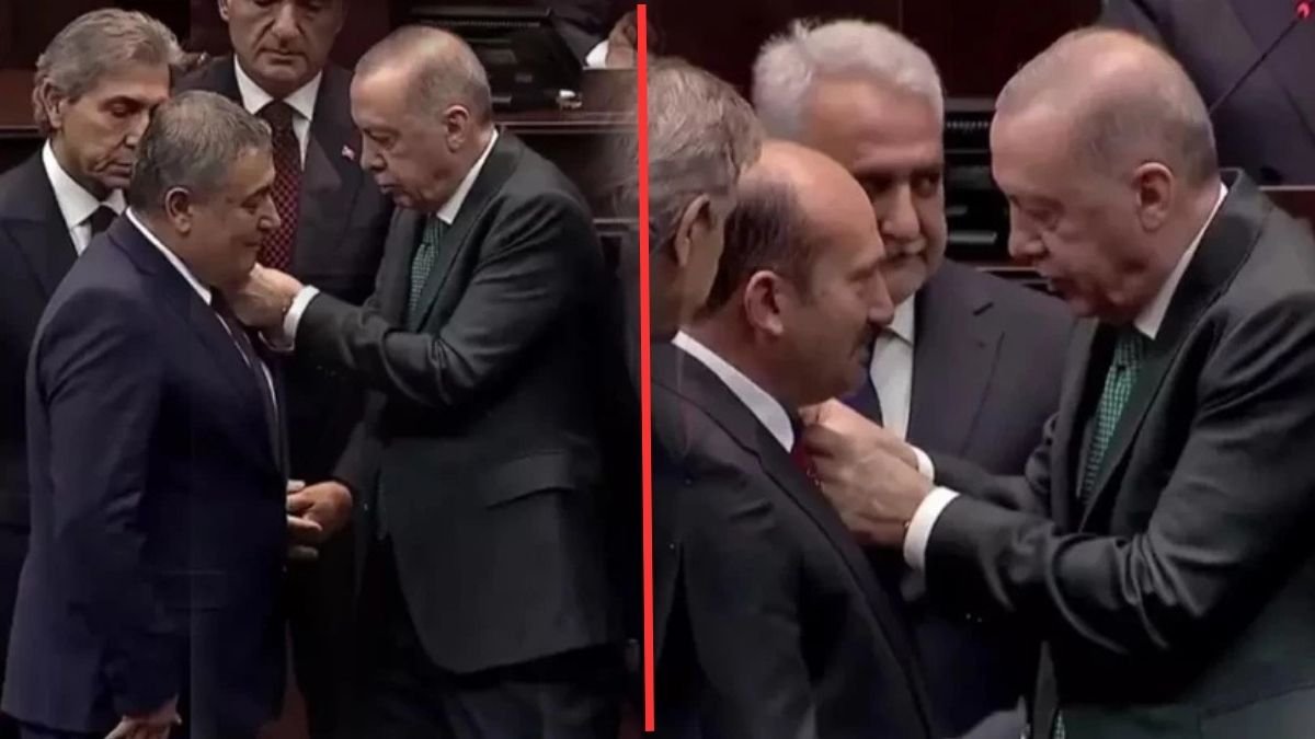 2 belediye başkanı AK Parti'ye katıldı: Rozetlerini Erdoğan taktı