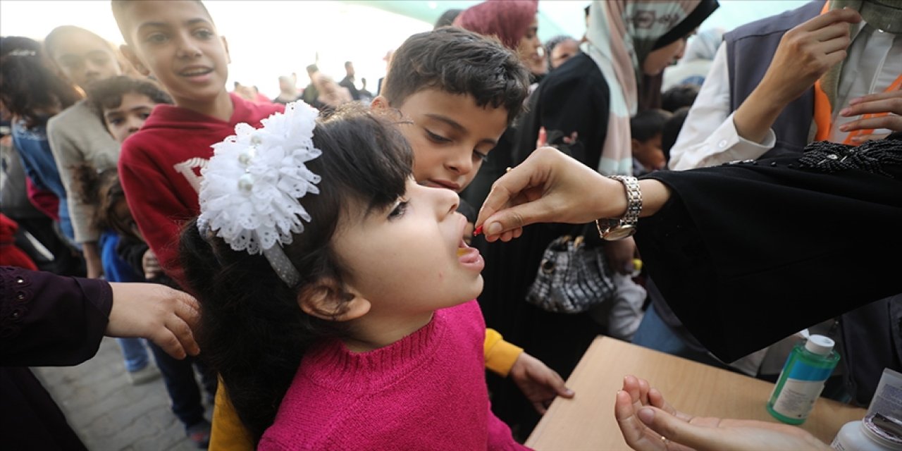 Ateşkes fırsat oldu: DSÖ, Gazze'de 40 bin çocuğa aşılama yapılacak
