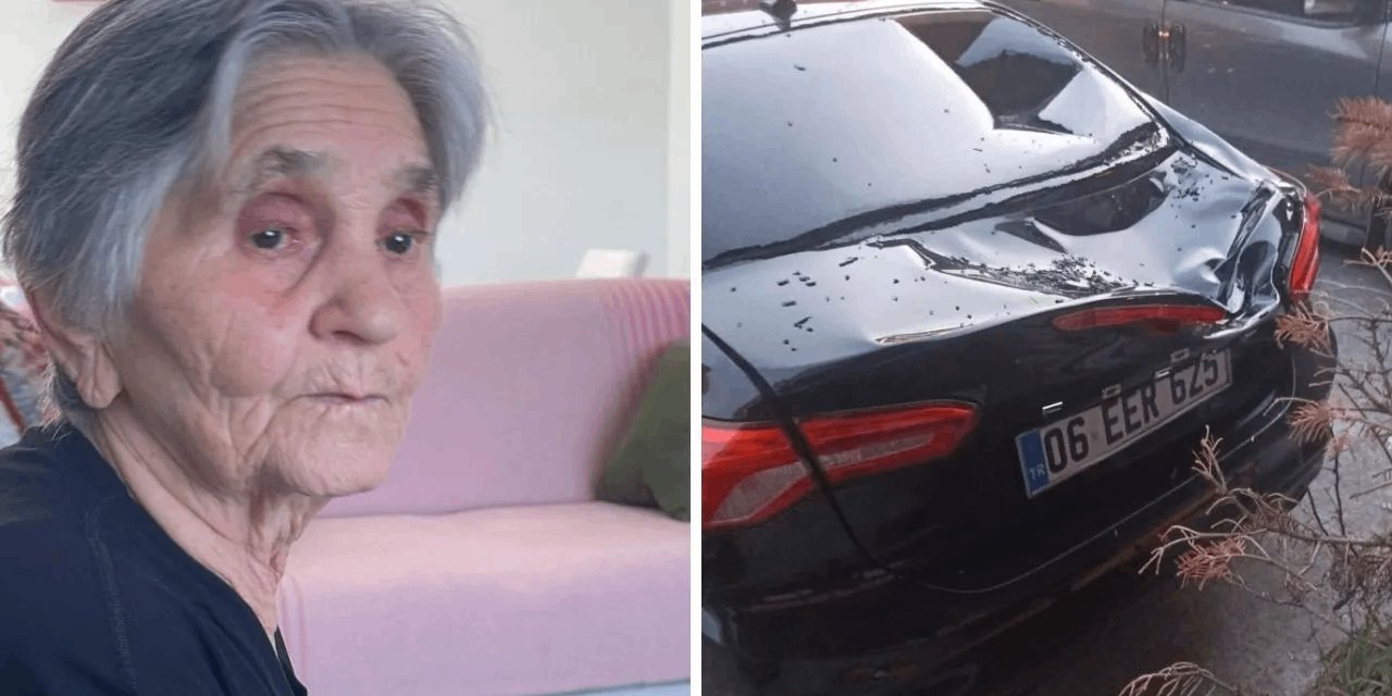 Yaşlı kadın 4'üncü kattan belediye başkanının makam aracının üzerine düştü