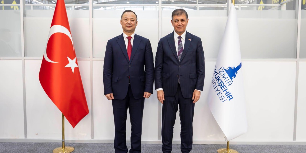 İzmir Büyükşehir ile Kırgızistan arasında iş birliği görüşmesi yapıldı
