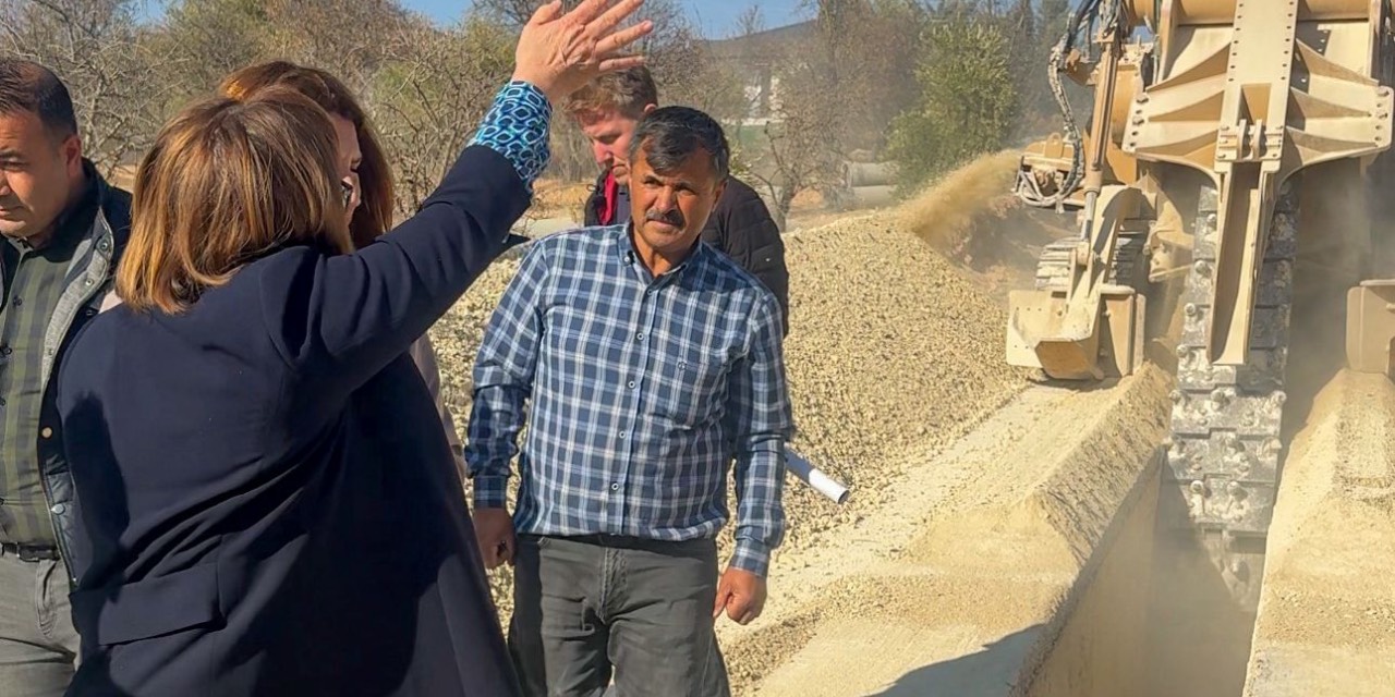 Gaziantep Burç'ta altyapı çalışmalarının yüzde 40'ı tamamlandı