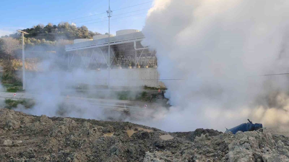 Aydın’da Jeotermal hattında patlama