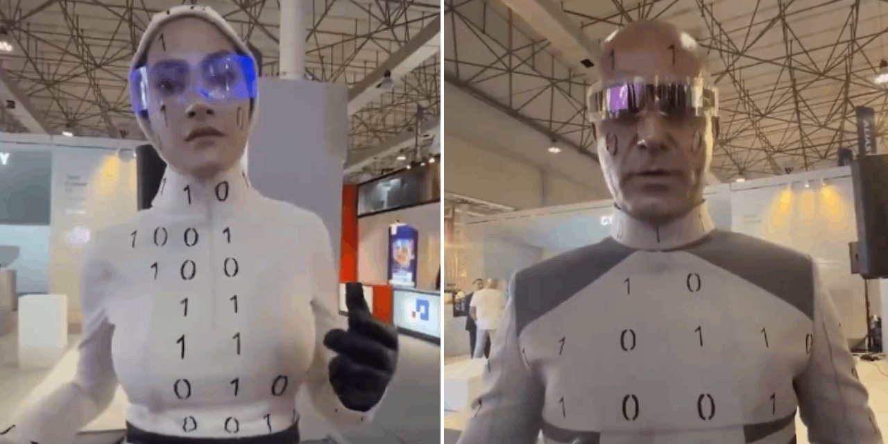 "Dünyanın en ileri robotu" dediler… Sivilcesi, nefesi, göz kırpması ele verdi! Robot dedikleri şey gerçek insan çıktı