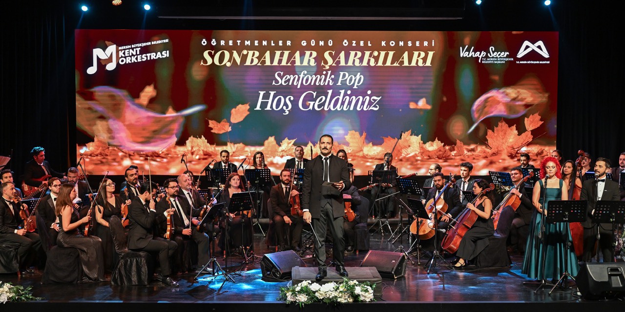 Mersin Kent Orkestrası’ndan Öğretmenler Günü’ne özel senfonik pop konseri