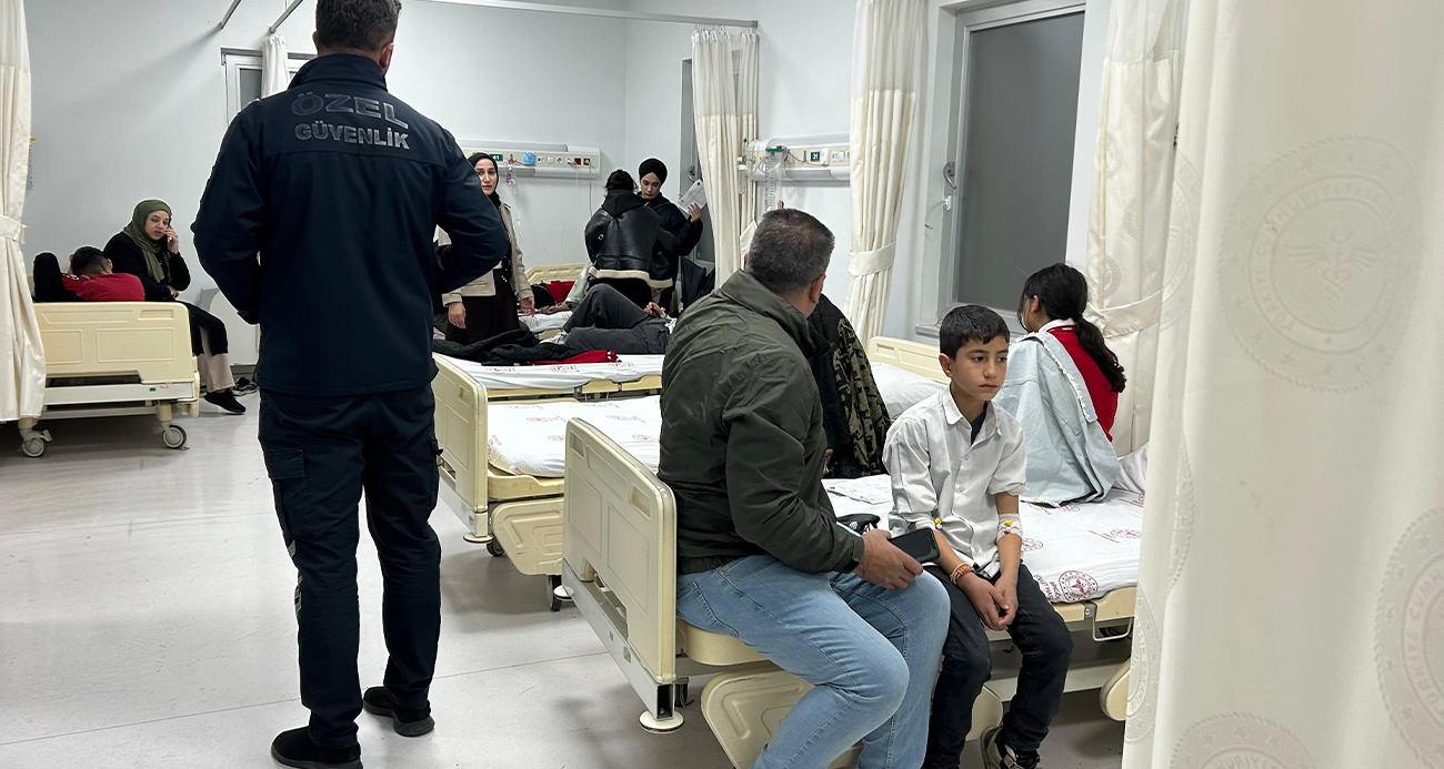 Bingöl’de zehirlenme şüphesiyle 120 öğrenci hastanelere kaldırıldı