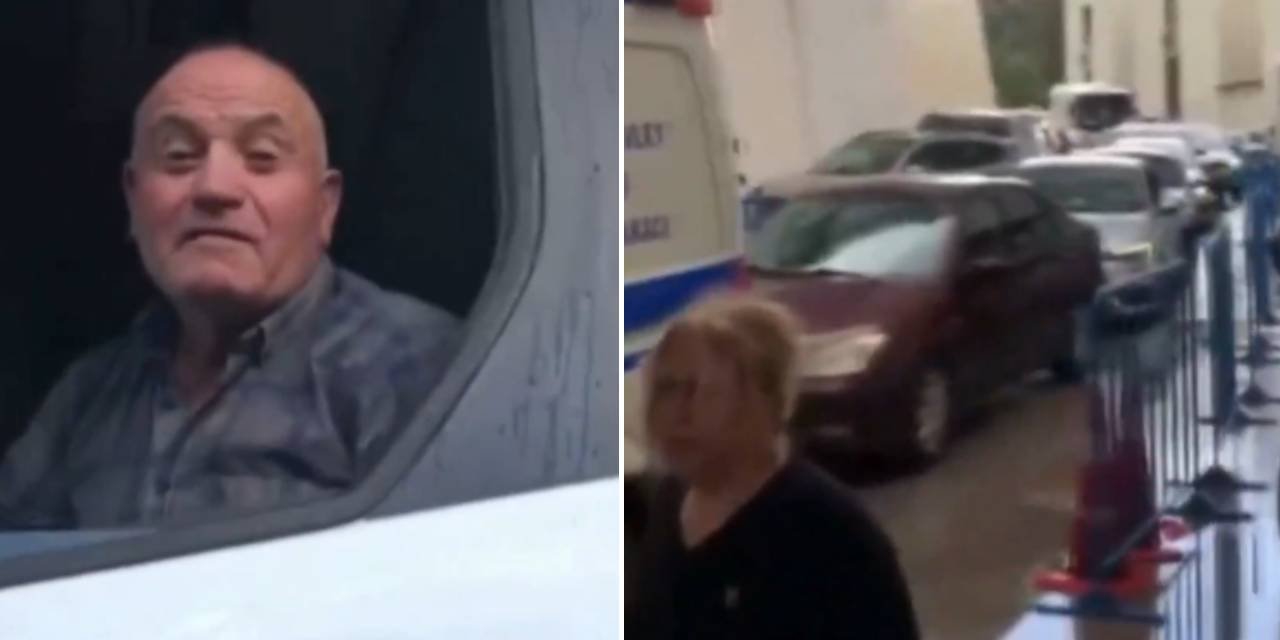 Güldüren olay: Tır hastaneye girdi trafik kilitlendi! Neden buraya geldin sorusuna "navigasyon kadın dedi" yanıtı