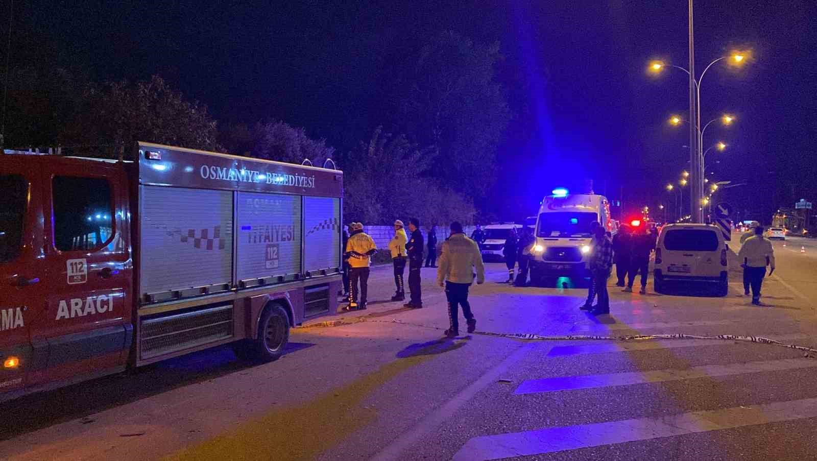 Osmaniye'de feci zincirleme kaza: 2 ölü 7 yaralı