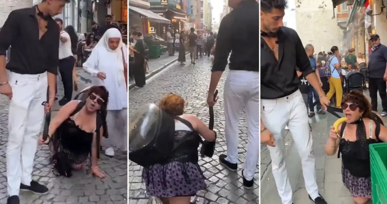 Beyoğlu’nda kadına tasma takıp dolaştırmıştı: 10 yıla kadar hapis talebi