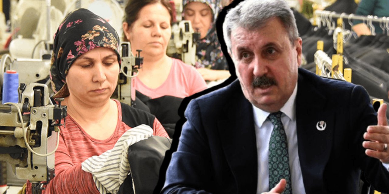 Mustafa Destici'den dikkat çeken açıklama: Erkekler 8 saat çalışıyorsa kadınlar 6 saat çalışmalı! Kadınlar haftasonu çalışmamalı