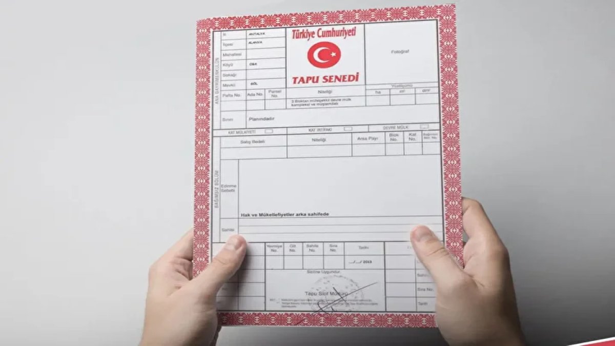 Tapu harcı 2026’da üçe katlanacak: Son tarih 31 Aralık