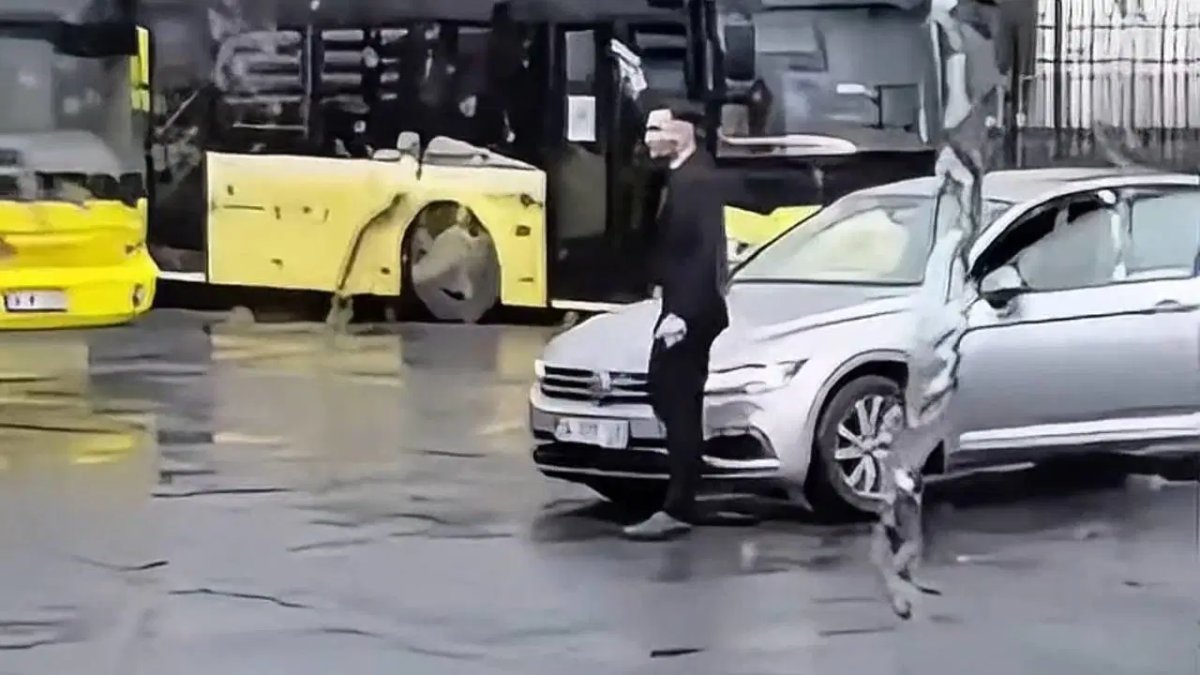 İstanbul'un orta yerinde gündüz vakti havaya ateş açtı