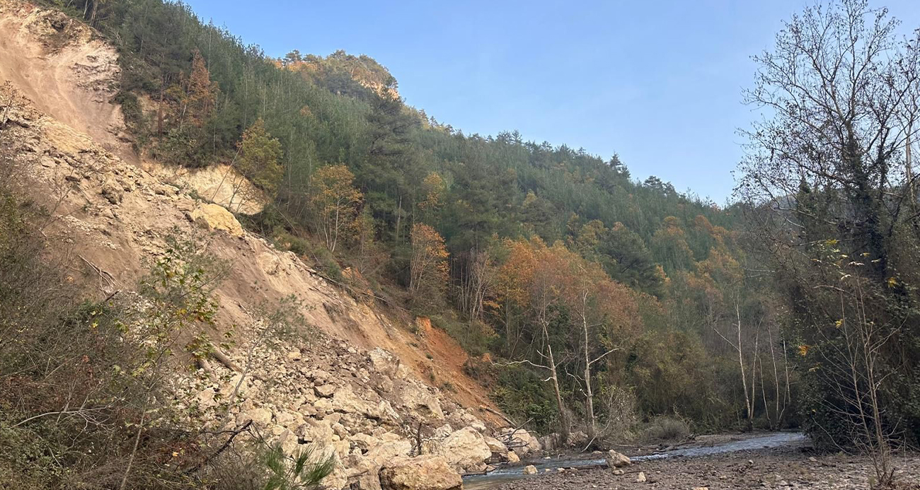 Hatay’da yaylada heyelan