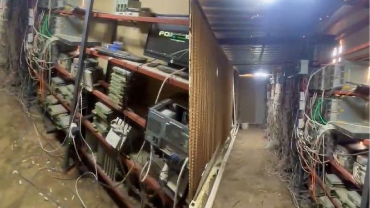 Şanlıurfa’da ahır görünümlü tesiste kaçak elektrikle kripto para üretimi ortaya çıkarıldı