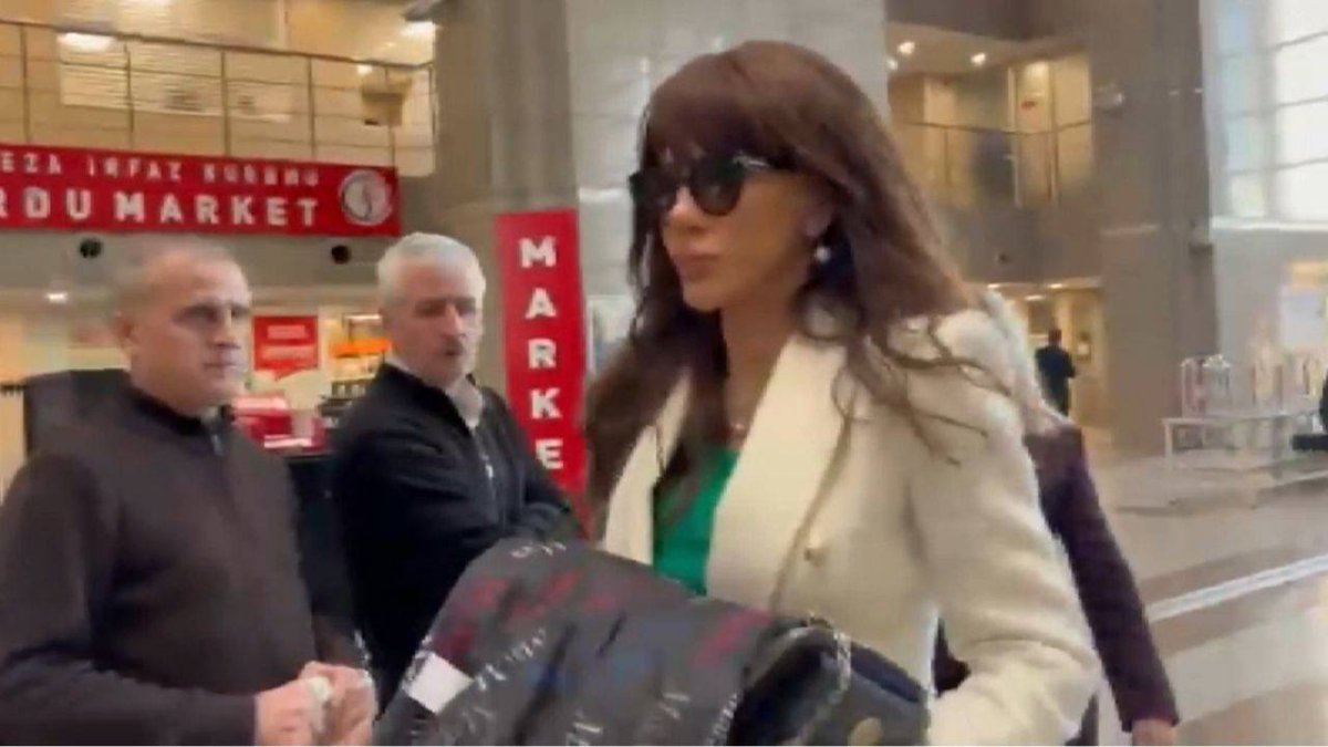 Ela Rumeysa Cebeci ifade vermek için adliyede