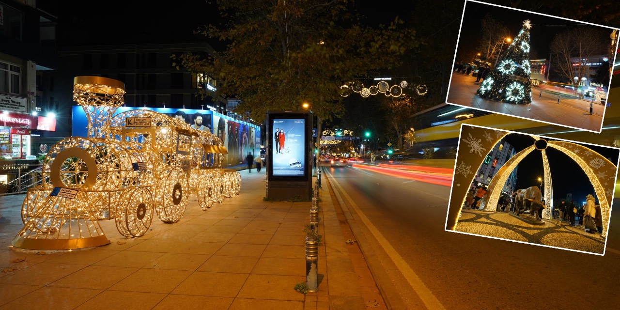 Yeni yıl süslemeleri Kadıköy’de yerini aldı