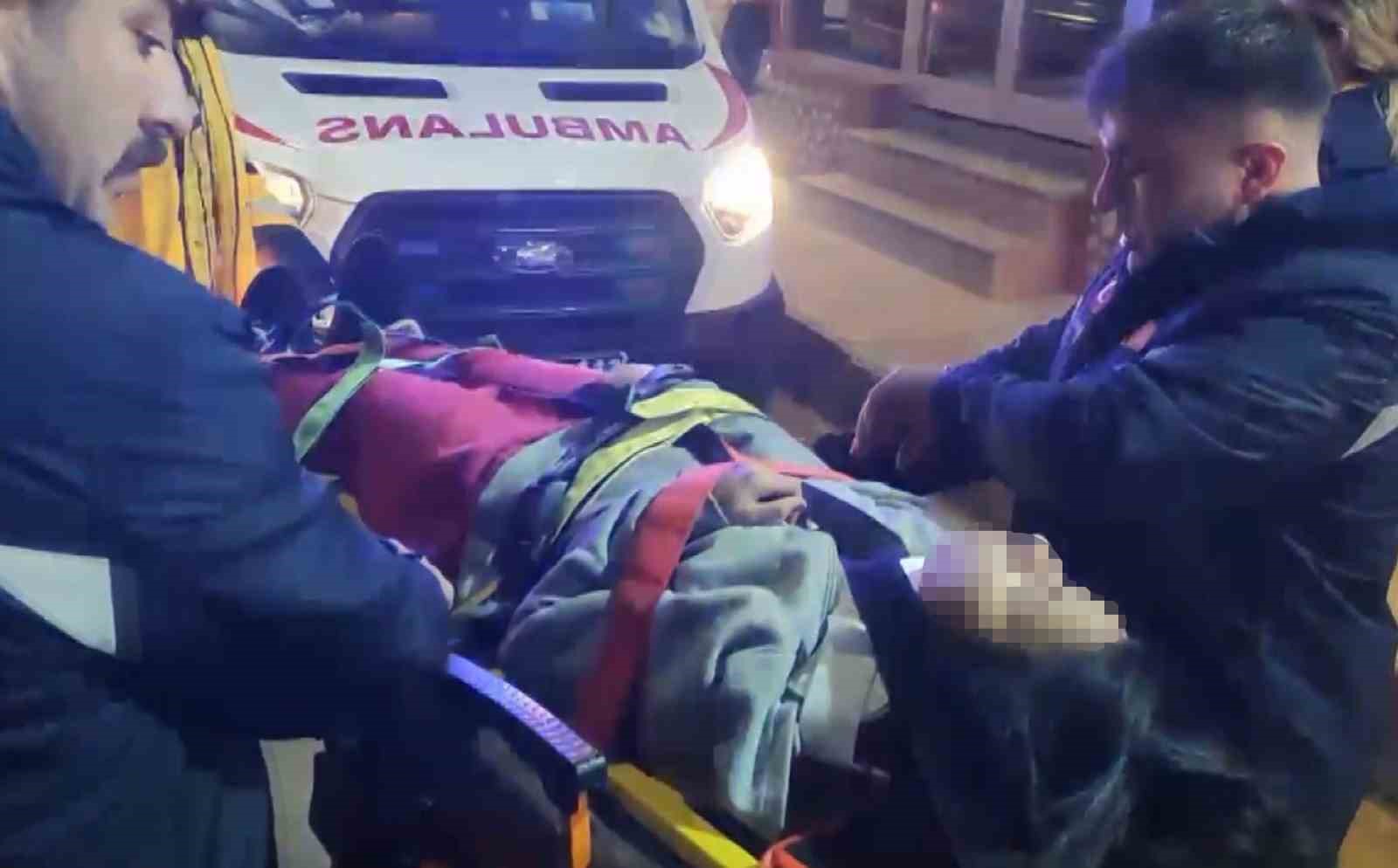 Balkonun 3. katından 2. katına düştü