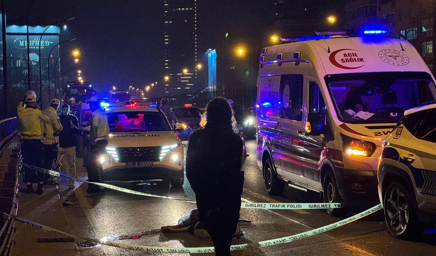 Şişli'de feci kaza! Motosiklet sürücüsü hayatını kaybetti