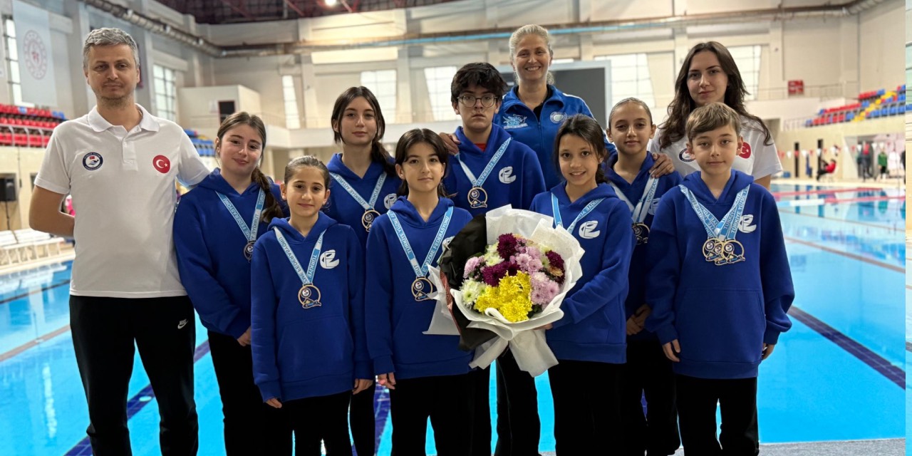 Eskişehir Büyükşehir Spor Kulübü Artistik Yüzme Şampiyonası'nda öne çıktı