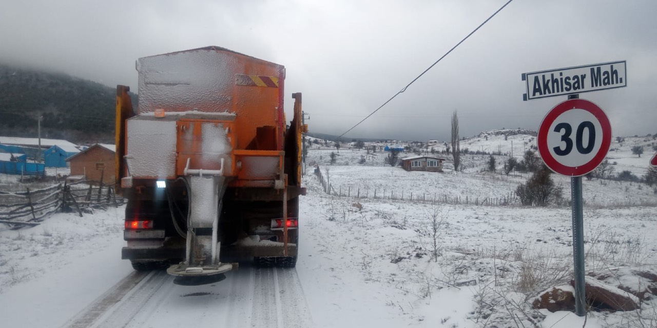 Eskişehir Büyükşehir Belediyesi karla mücadeleye hazır